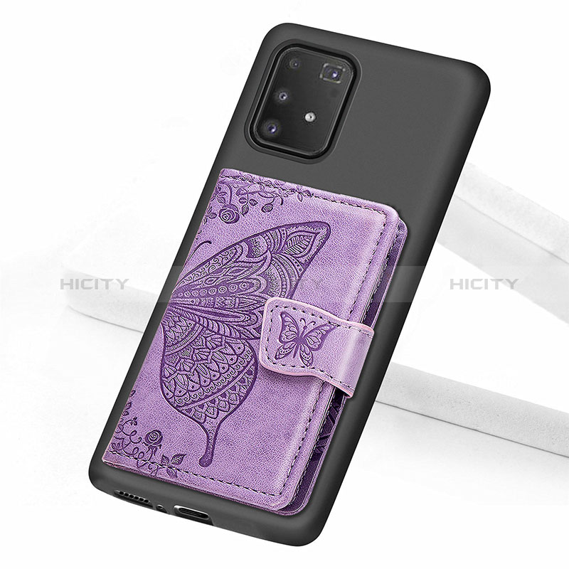 Coque Ultra Fine Silicone Souple Housse Etui avec Aimante Magnetique S09D pour Samsung Galaxy S10 Lite Plus