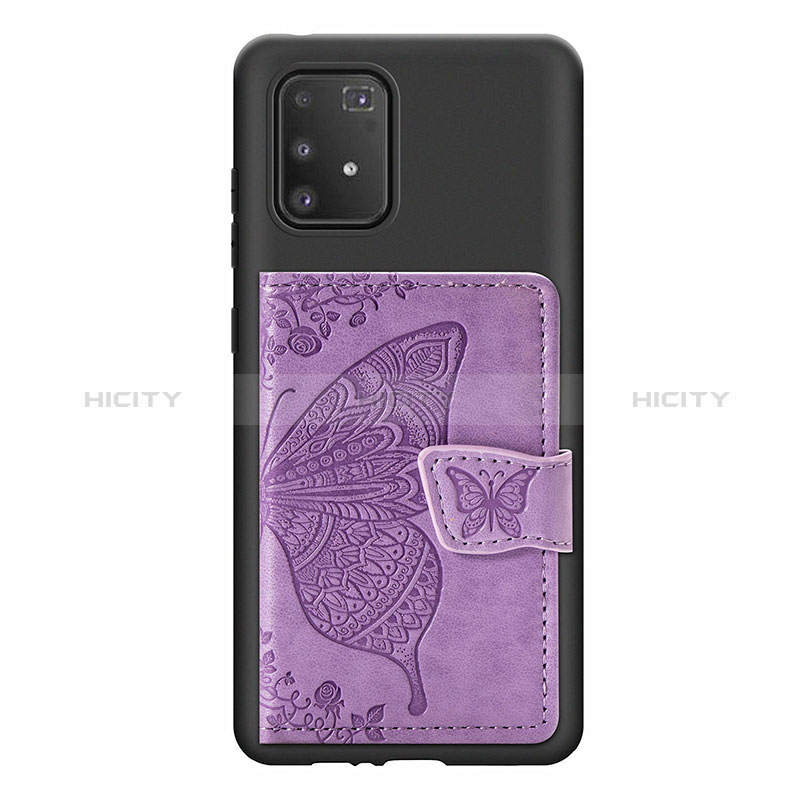 Coque Ultra Fine Silicone Souple Housse Etui avec Aimante Magnetique S09D pour Samsung Galaxy S10 Lite Plus