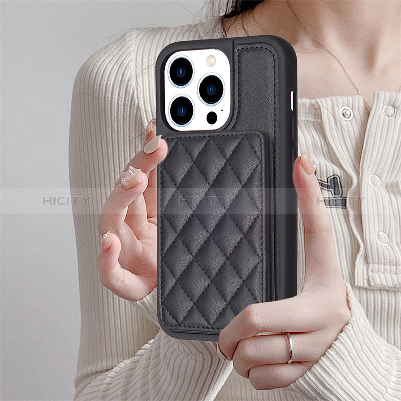 Coque Ultra Fine Silicone Souple Housse Etui avec Aimante Magnetique S10D pour Apple iPhone 13 Pro Plus