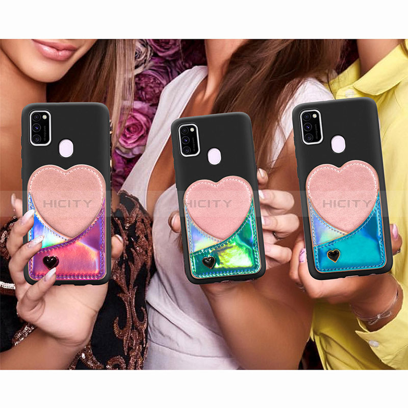 Coque Ultra Fine Silicone Souple Housse Etui avec Aimante Magnetique S10D pour Samsung Galaxy M30s Plus