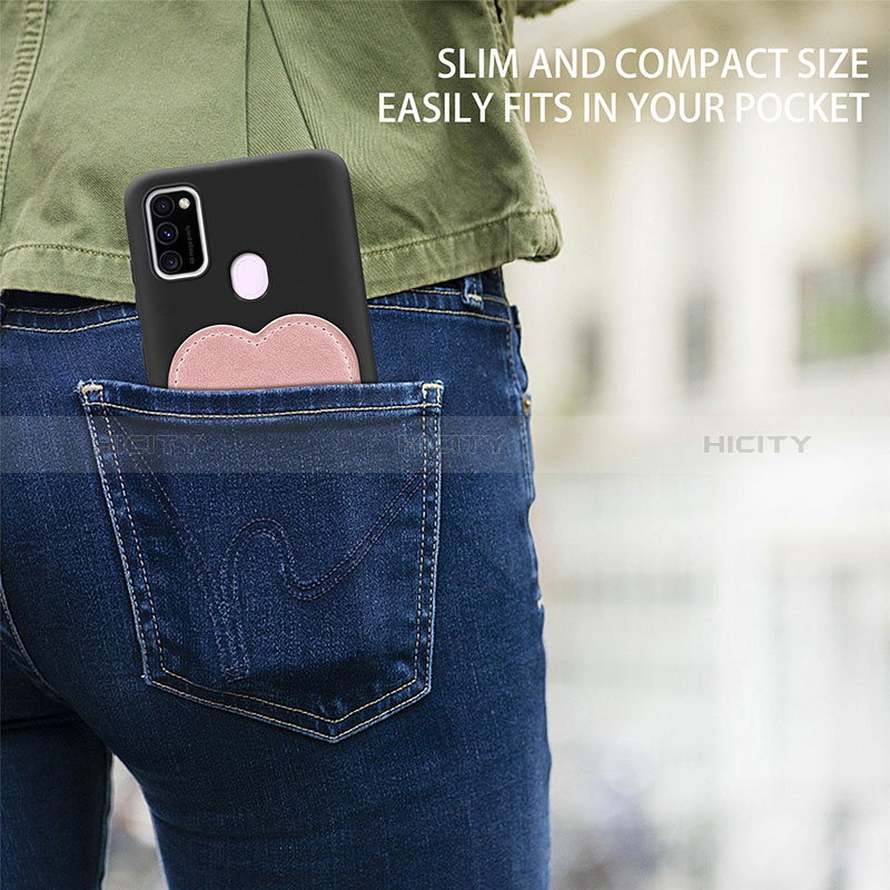 Coque Ultra Fine Silicone Souple Housse Etui avec Aimante Magnetique S10D pour Samsung Galaxy M30s Plus