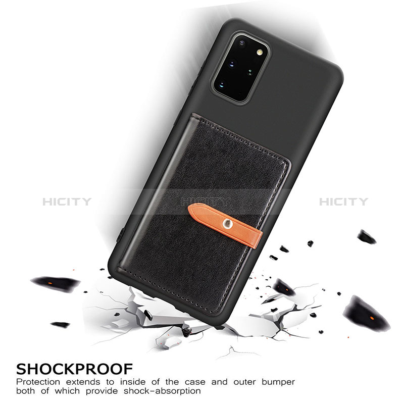 Coque Ultra Fine Silicone Souple Housse Etui avec Aimante Magnetique S12D pour Samsung Galaxy S20 Plus 5G Plus