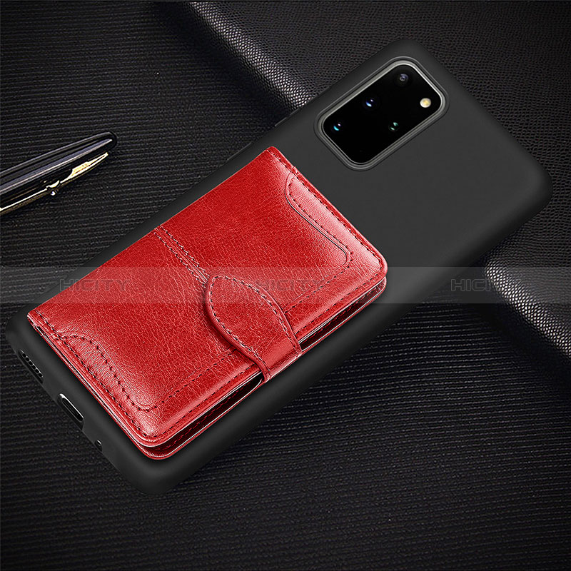 Coque Ultra Fine Silicone Souple Housse Etui avec Aimante Magnetique S14D pour Samsung Galaxy S20 Plus 5G Plus