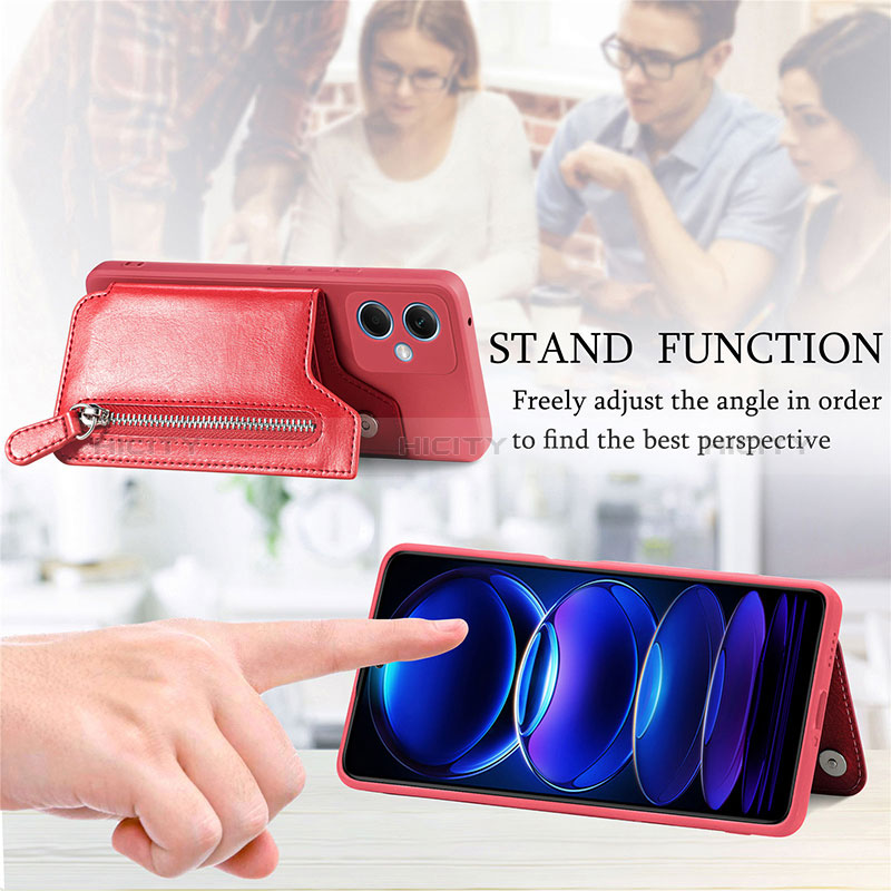 Coque Ultra Fine Silicone Souple Housse Etui avec Aimante Magnetique SD1 pour Xiaomi Redmi Note 12 5G Plus