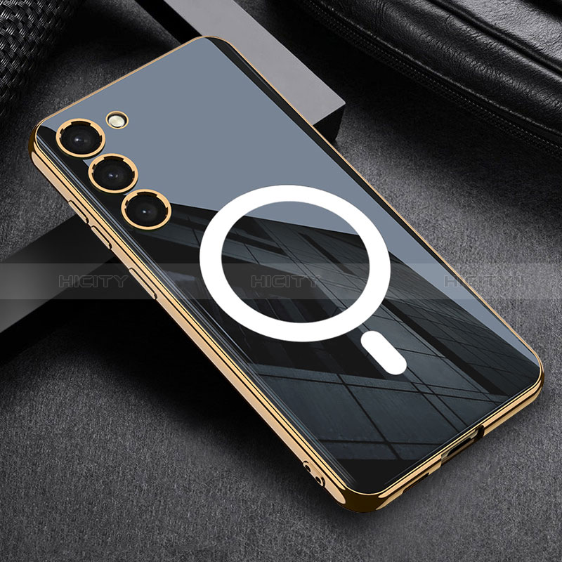 Coque Ultra Fine Silicone Souple Housse Etui avec Mag-Safe Magnetic Magnetique AC1 pour Samsung Galaxy S21 Plus 5G Plus