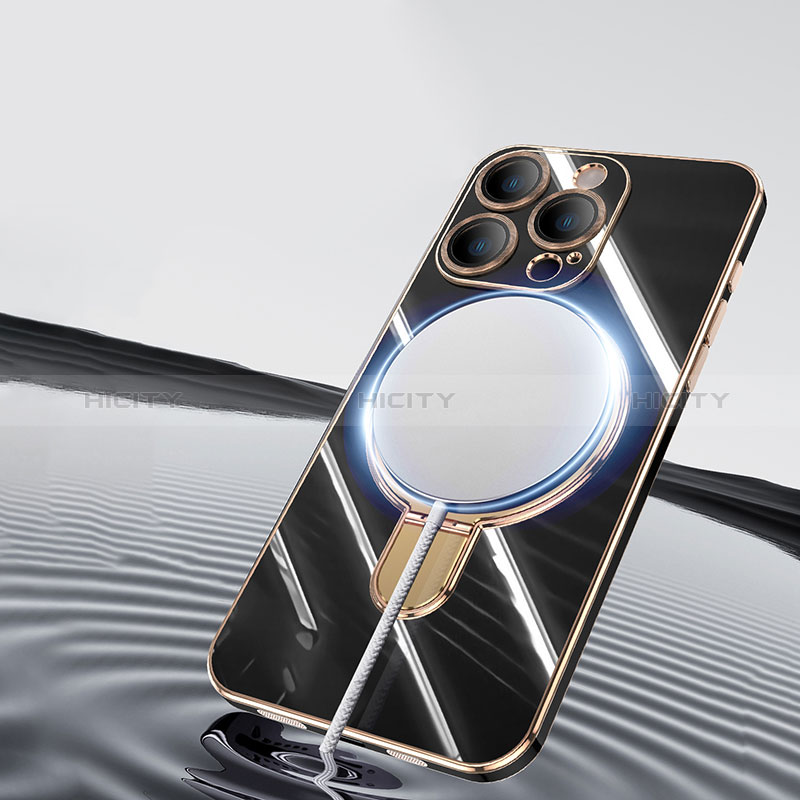 Coque Ultra Fine Silicone Souple Housse Etui avec Mag-Safe Magnetic Magnetique C01 pour Apple iPhone 14 Plus Plus
