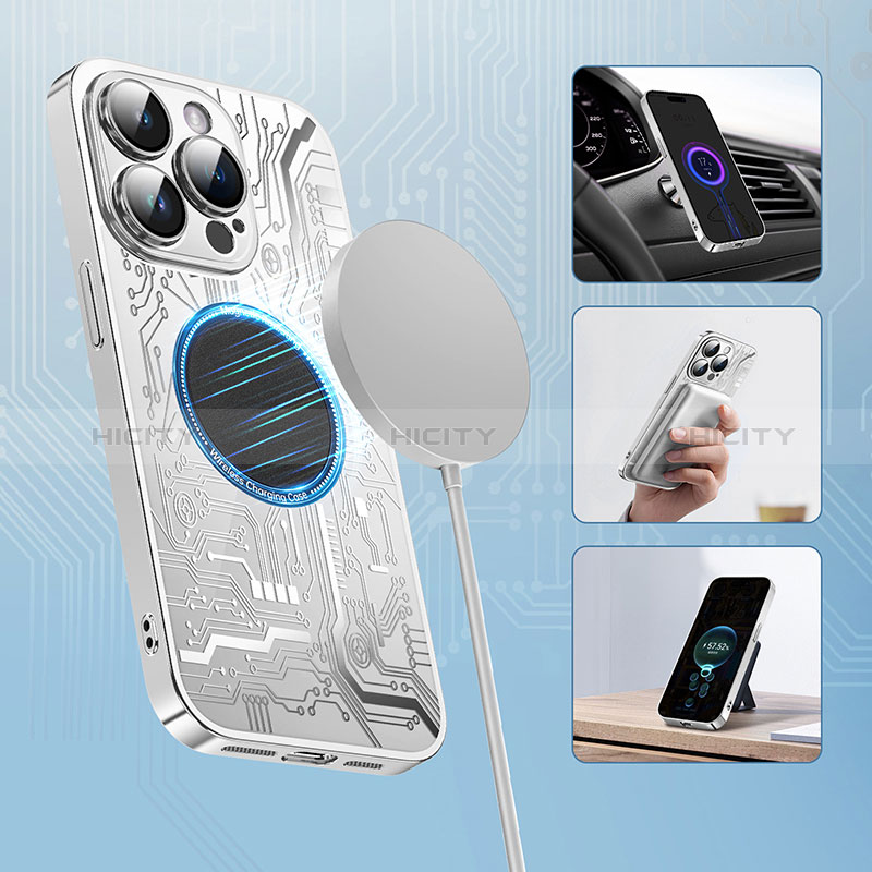Coque Ultra Fine Silicone Souple Housse Etui avec Mag-Safe Magnetic Magnetique ZL1 pour Apple iPhone 14 Pro Plus
