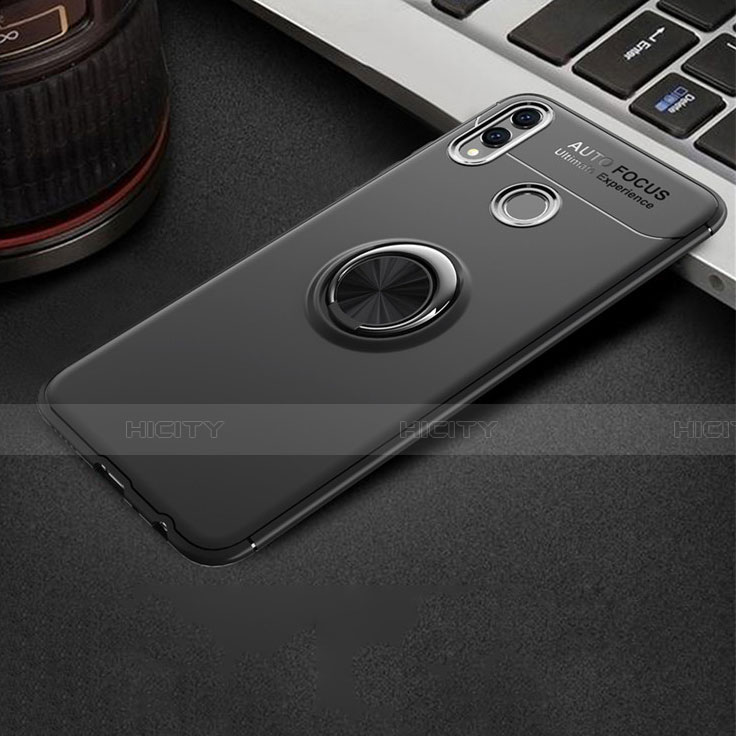 Coque Ultra Fine Silicone Souple Housse Etui avec Support Bague Anneau Aimante Magnetique A01 pour Huawei Honor View 10 Lite Plus