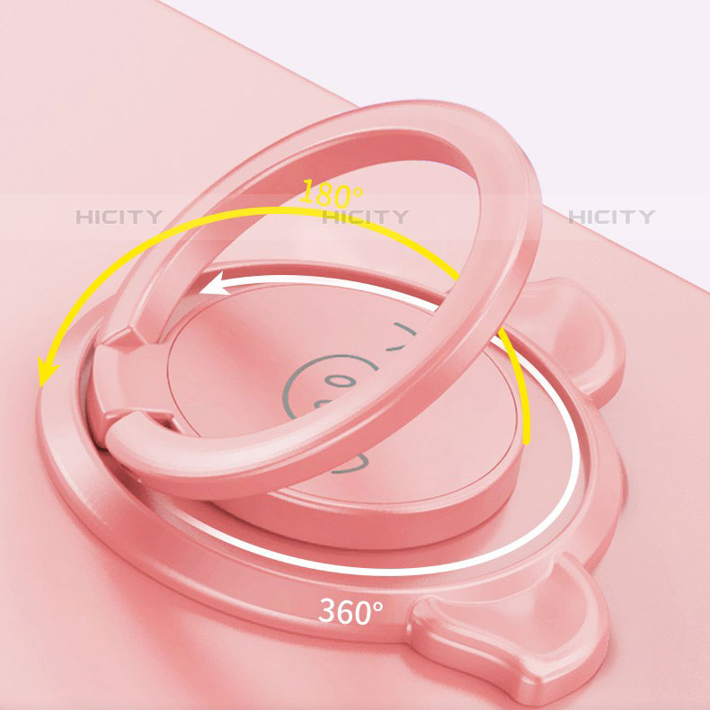 Coque Ultra Fine Silicone Souple Housse Etui avec Support Bague Anneau Aimante Magnetique A01 pour Oppo A11s Plus