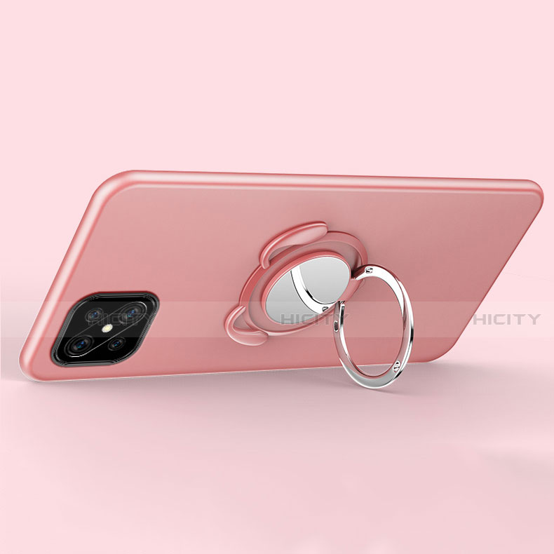 Coque Ultra Fine Silicone Souple Housse Etui avec Support Bague Anneau Aimante Magnetique A01 pour Oppo A92s 5G Plus