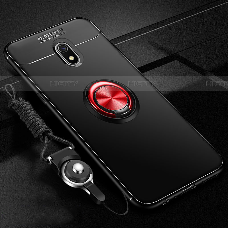 Coque Ultra Fine Silicone Souple Housse Etui avec Support Bague Anneau Aimante Magnetique A01 pour Xiaomi Redmi 8A Plus