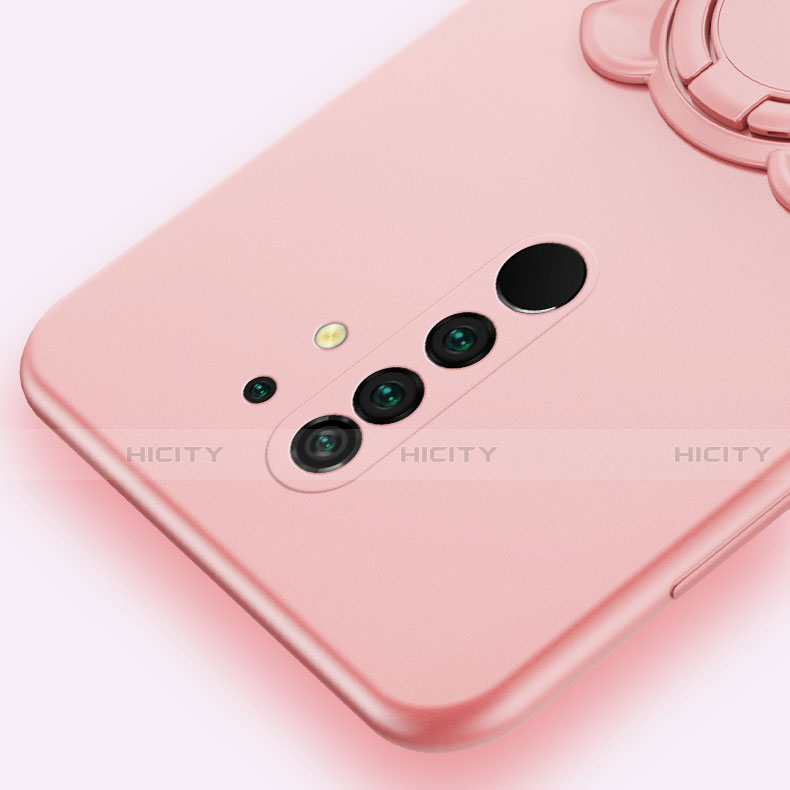 Coque Ultra Fine Silicone Souple Housse Etui avec Support Bague Anneau Aimante Magnetique A01 pour Xiaomi Redmi 9 Plus