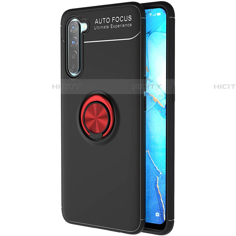 Coque Ultra Fine Silicone Souple Housse Etui avec Support Bague Anneau Aimante Magnetique A03 pour Oppo Find X2 Lite Plus