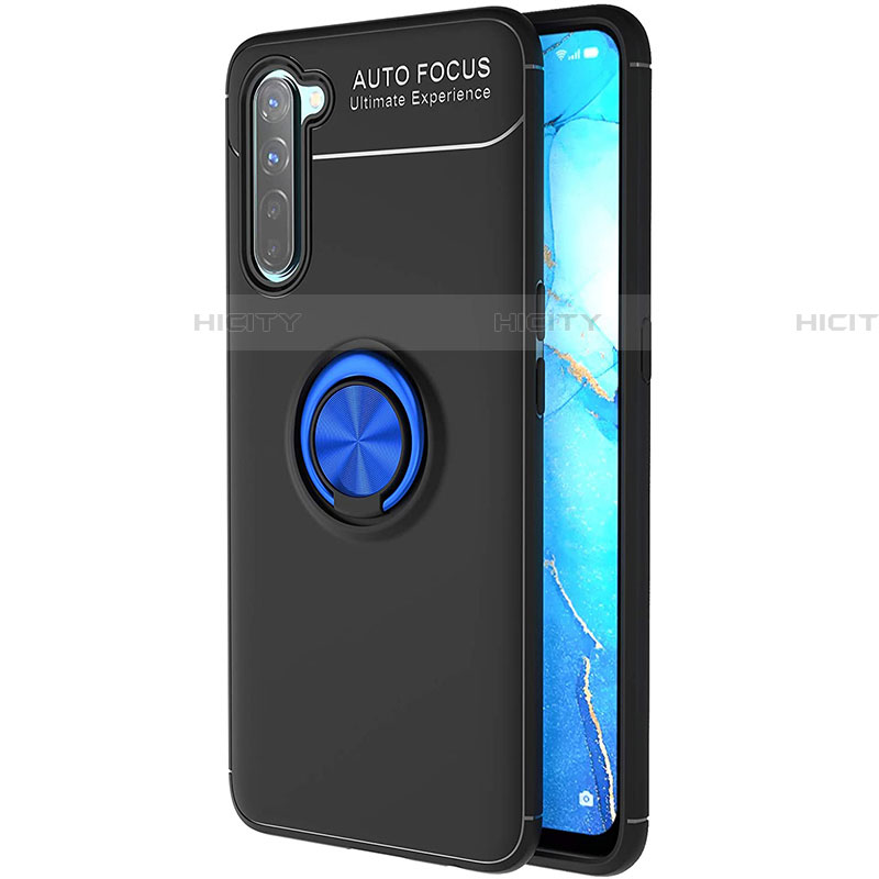 Coque Ultra Fine Silicone Souple Housse Etui avec Support Bague Anneau Aimante Magnetique A03 pour Oppo Find X2 Lite Plus