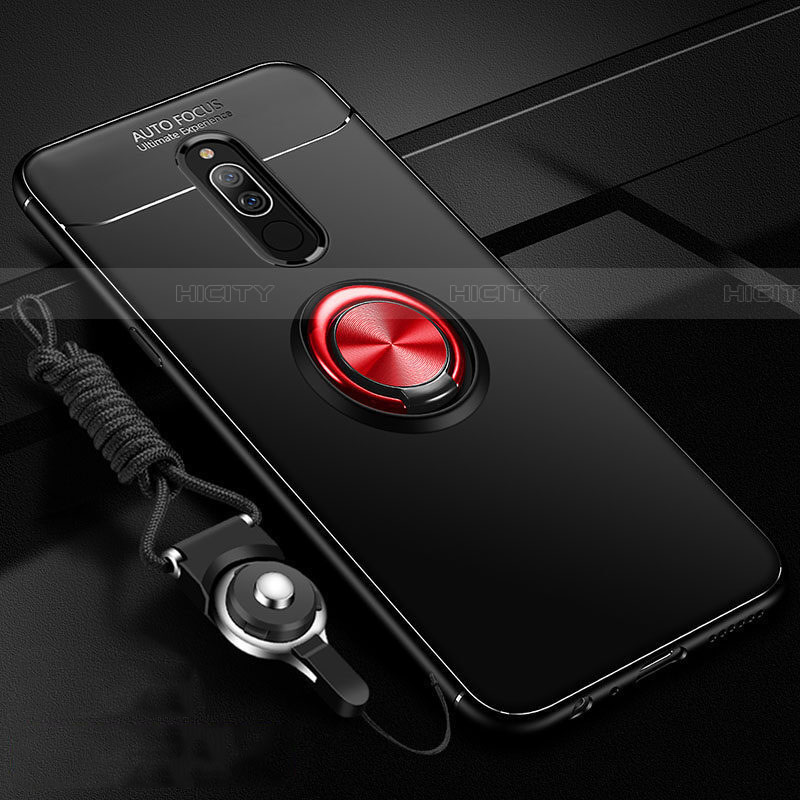 Coque Ultra Fine Silicone Souple Housse Etui avec Support Bague Anneau Aimante Magnetique A03 pour Xiaomi Redmi 8 Plus