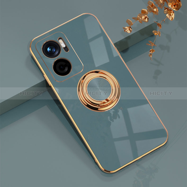 Coque Ultra Fine Silicone Souple Housse Etui avec Support Bague Anneau Aimante Magnetique AN1 pour Xiaomi Redmi 10 Prime Plus 5G Plus