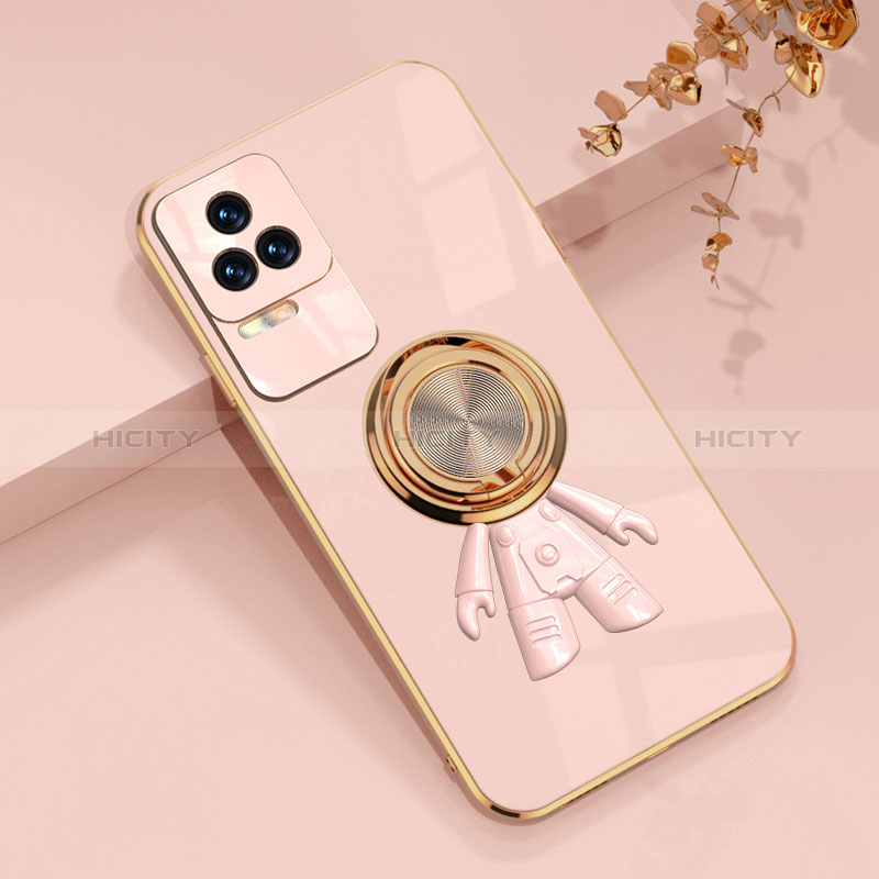 Coque Ultra Fine Silicone Souple Housse Etui avec Support Bague Anneau Aimante Magnetique AN2 pour Xiaomi Poco F4 5G Plus