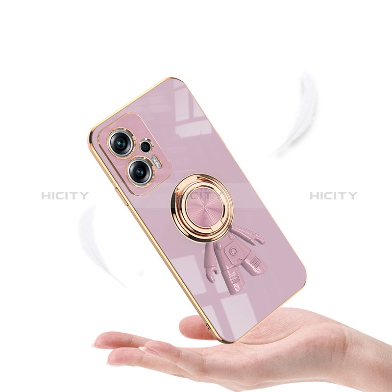 Coque Ultra Fine Silicone Souple Housse Etui avec Support Bague Anneau Aimante Magnetique AN2 pour Xiaomi Redmi K50i 5G Plus