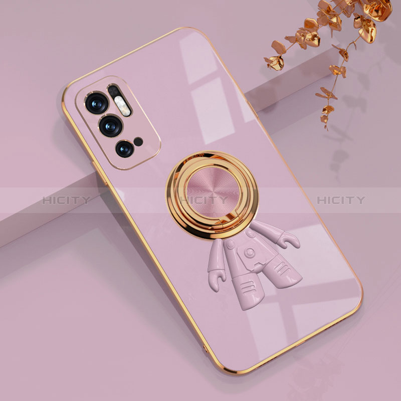 Coque Ultra Fine Silicone Souple Housse Etui avec Support Bague Anneau Aimante Magnetique AN2 pour Xiaomi Redmi Note 10 5G Plus