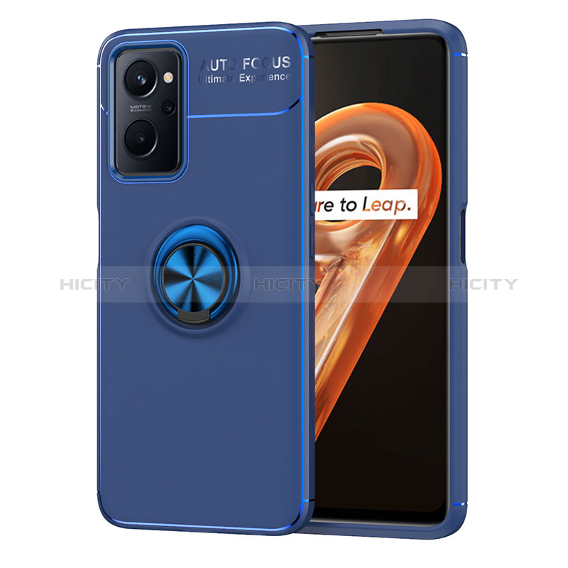 Coque Ultra Fine Silicone Souple Housse Etui avec Support Bague Anneau Aimante Magnetique JM1 pour Oppo A96 4G Plus