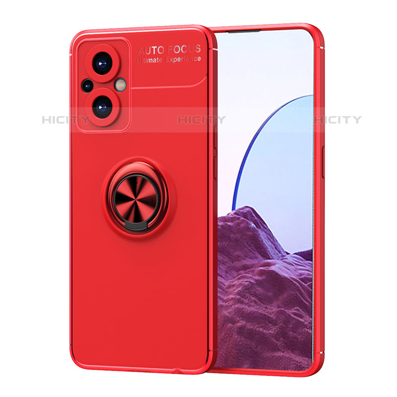 Coque Ultra Fine Silicone Souple Housse Etui avec Support Bague Anneau Aimante Magnetique JM1 pour Oppo F21s Pro 5G Plus