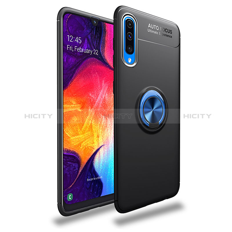 Coque Ultra Fine Silicone Souple Housse Etui avec Support Bague Anneau Aimante Magnetique JM1 pour Samsung Galaxy A30S Plus