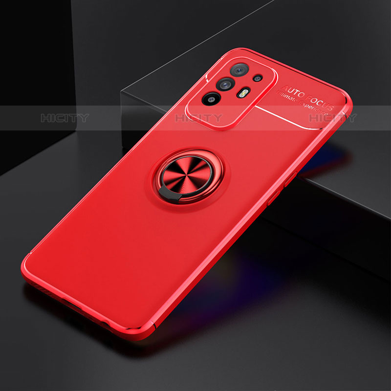 Coque Ultra Fine Silicone Souple Housse Etui avec Support Bague Anneau Aimante Magnetique JM2 pour Oppo A94 5G Plus