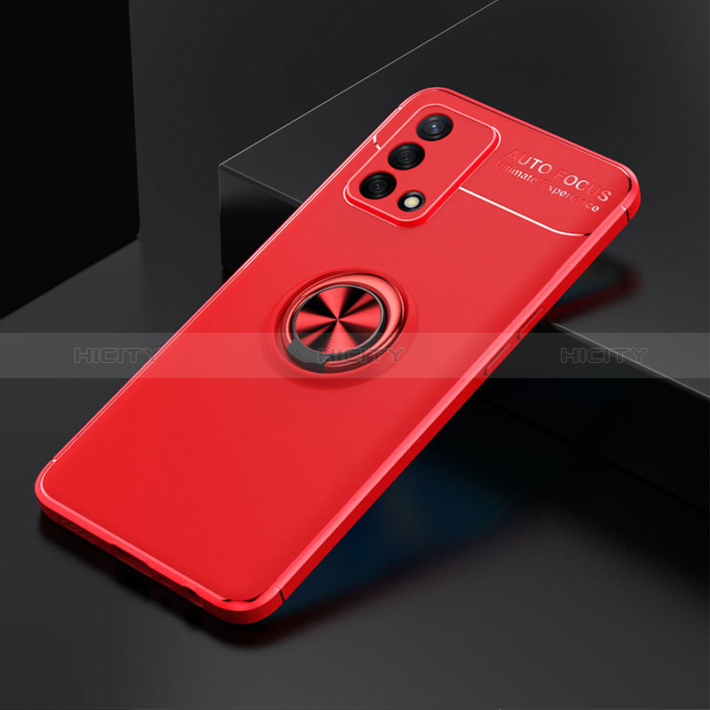 Coque Ultra Fine Silicone Souple Housse Etui avec Support Bague Anneau Aimante Magnetique JM2 pour Oppo A95 4G Plus