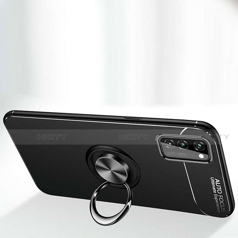 Coque Ultra Fine Silicone Souple Housse Etui avec Support Bague Anneau Aimante Magnetique pour Huawei Honor V30 Pro 5G Plus