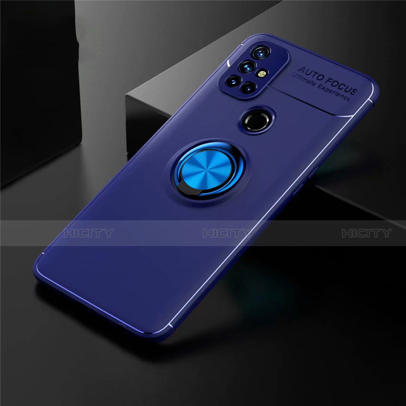 Coque Ultra Fine Silicone Souple Housse Etui avec Support Bague Anneau Aimante Magnetique pour OnePlus Nord N10 5G Plus