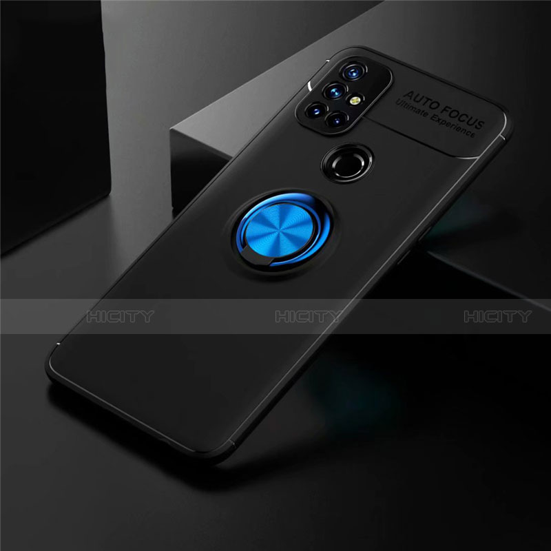 Coque Ultra Fine Silicone Souple Housse Etui avec Support Bague Anneau Aimante Magnetique pour OnePlus Nord N10 5G Plus