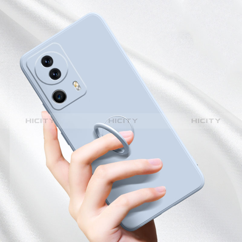 Coque Ultra Fine Silicone Souple Housse Etui avec Support Bague Anneau Aimante Magnetique pour Xiaomi Mi 13 Lite 5G Plus