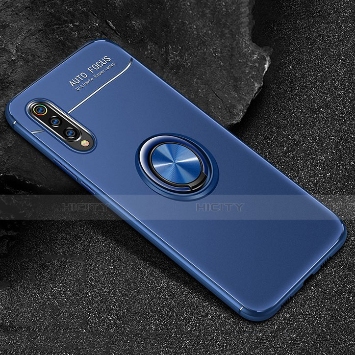 Coque Ultra Fine Silicone Souple Housse Etui avec Support Bague Anneau Aimante Magnetique pour Xiaomi Mi 9 Lite Plus