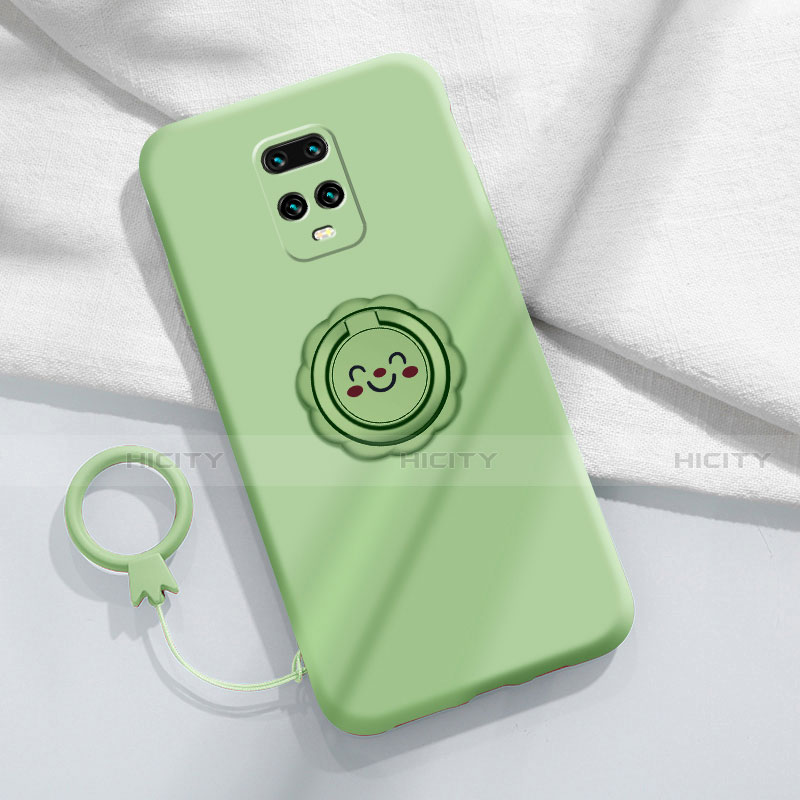 Coque Ultra Fine Silicone Souple Housse Etui avec Support Bague Anneau Aimante Magnetique pour Xiaomi Redmi 10X 5G Plus