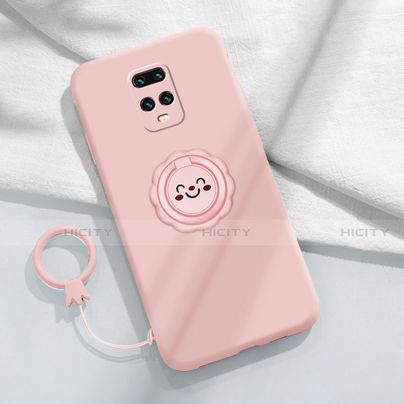 Coque Ultra Fine Silicone Souple Housse Etui avec Support Bague Anneau Aimante Magnetique pour Xiaomi Redmi 10X 5G Plus