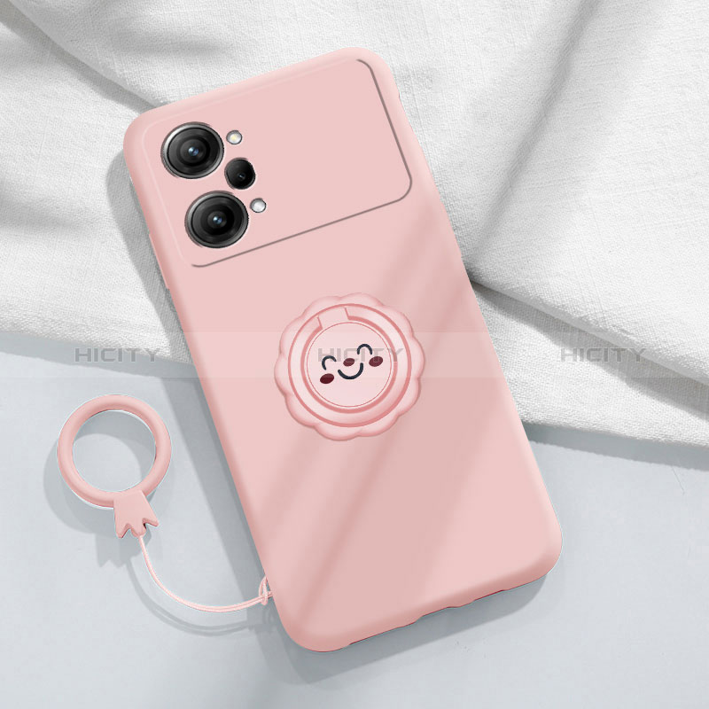 Coque Ultra Fine Silicone Souple Housse Etui avec Support Bague Anneau Aimante Magnetique S01 pour Oppo K10 Pro 5G Plus