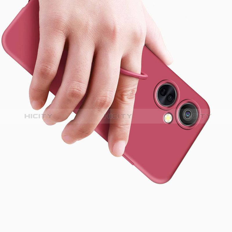 Coque Ultra Fine Silicone Souple Housse Etui avec Support Bague Anneau Aimante Magnetique S02 pour OnePlus Nord CE 3 Lite 5G Plus