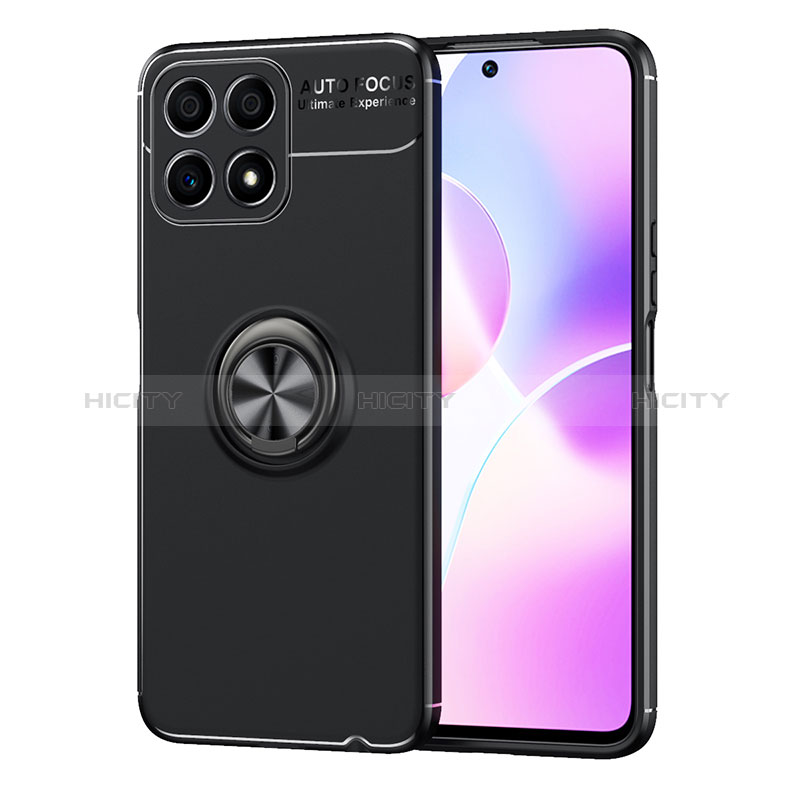 Coque Ultra Fine Silicone Souple Housse Etui avec Support Bague Anneau Aimante Magnetique SD1 pour Huawei Honor X30i Plus