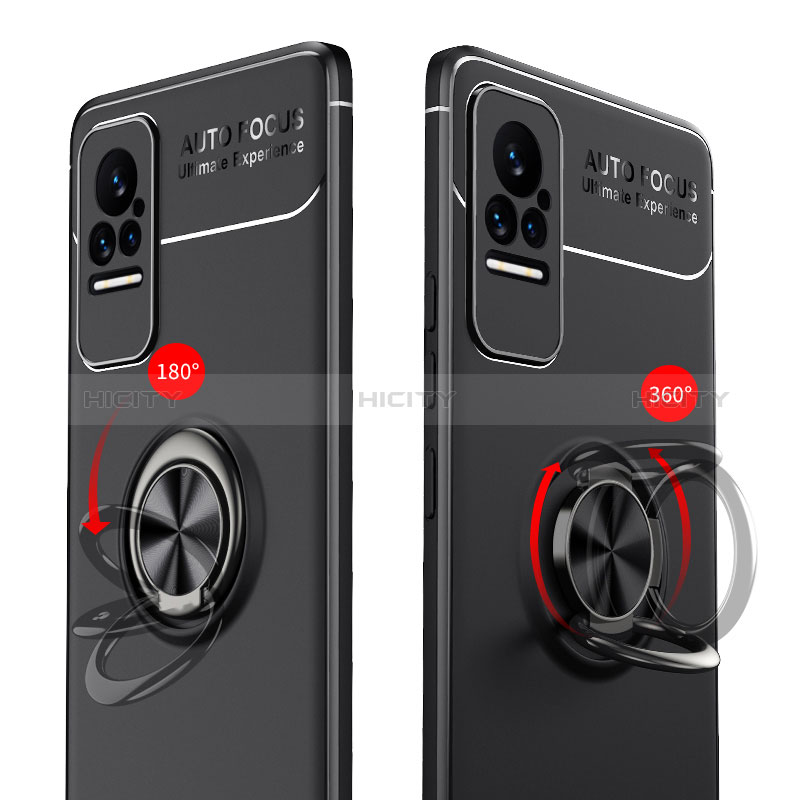 Coque Ultra Fine Silicone Souple Housse Etui avec Support Bague Anneau Aimante Magnetique SD1 pour Xiaomi Civi 1S 5G Plus