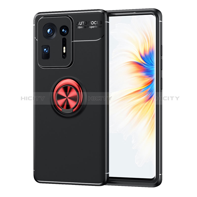 Coque Ultra Fine Silicone Souple Housse Etui avec Support Bague Anneau Aimante Magnetique SD1 pour Xiaomi Mi Mix 4 5G Plus