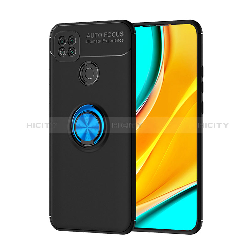 Coque Ultra Fine Silicone Souple Housse Etui avec Support Bague Anneau Aimante Magnetique SD1 pour Xiaomi POCO C31 Plus