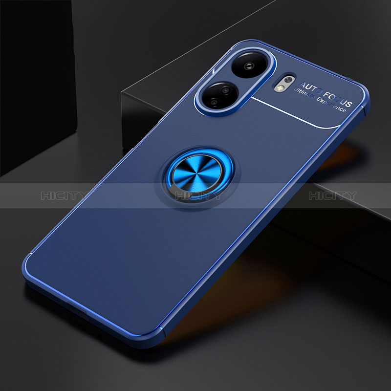 Coque Ultra Fine Silicone Souple Housse Etui avec Support Bague Anneau Aimante Magnetique SD1 pour Xiaomi Poco C65 Plus