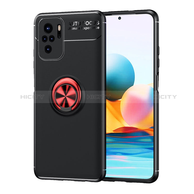 Coque Ultra Fine Silicone Souple Housse Etui avec Support Bague Anneau Aimante Magnetique SD1 pour Xiaomi Poco M5S Plus