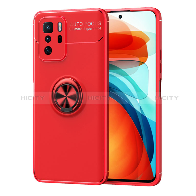 Coque Ultra Fine Silicone Souple Housse Etui avec Support Bague Anneau Aimante Magnetique SD1 pour Xiaomi Poco X3 GT 5G Plus