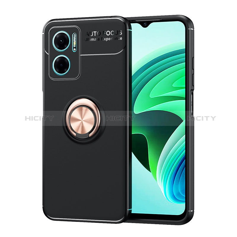 Coque Ultra Fine Silicone Souple Housse Etui avec Support Bague Anneau Aimante Magnetique SD1 pour Xiaomi Redmi 10 Prime Plus 5G Plus