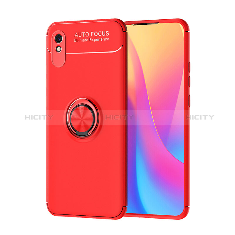 Coque Ultra Fine Silicone Souple Housse Etui avec Support Bague Anneau Aimante Magnetique SD1 pour Xiaomi Redmi 9A Plus