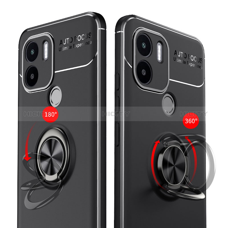 Coque Ultra Fine Silicone Souple Housse Etui avec Support Bague Anneau Aimante Magnetique SD1 pour Xiaomi Redmi A1 Plus Plus