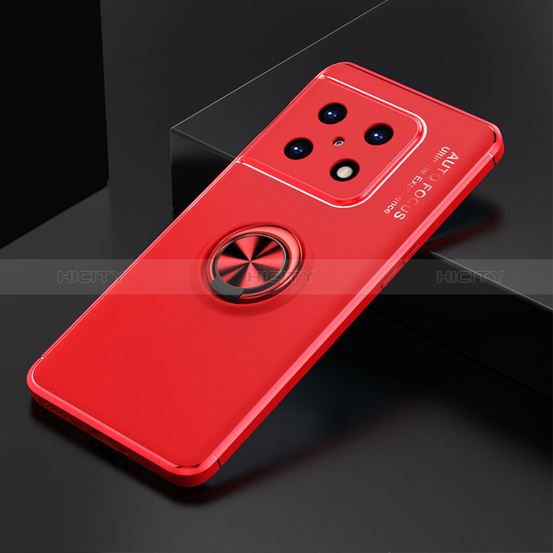 Coque Ultra Fine Silicone Souple Housse Etui avec Support Bague Anneau Aimante Magnetique SD2 pour OnePlus 10 Pro 5G Plus