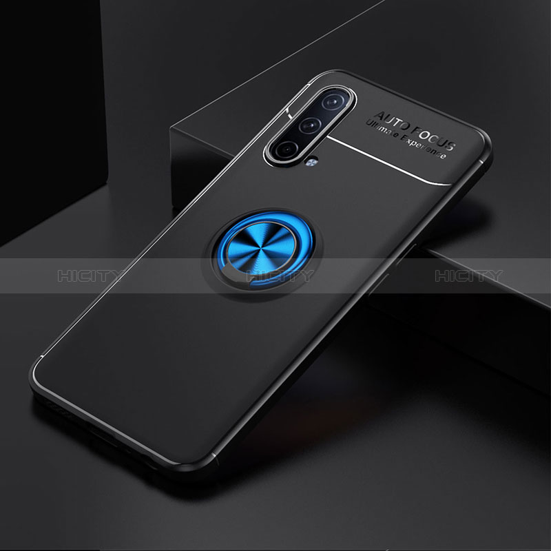 Coque Ultra Fine Silicone Souple Housse Etui avec Support Bague Anneau Aimante Magnetique SD2 pour OnePlus Nord CE 5G Plus