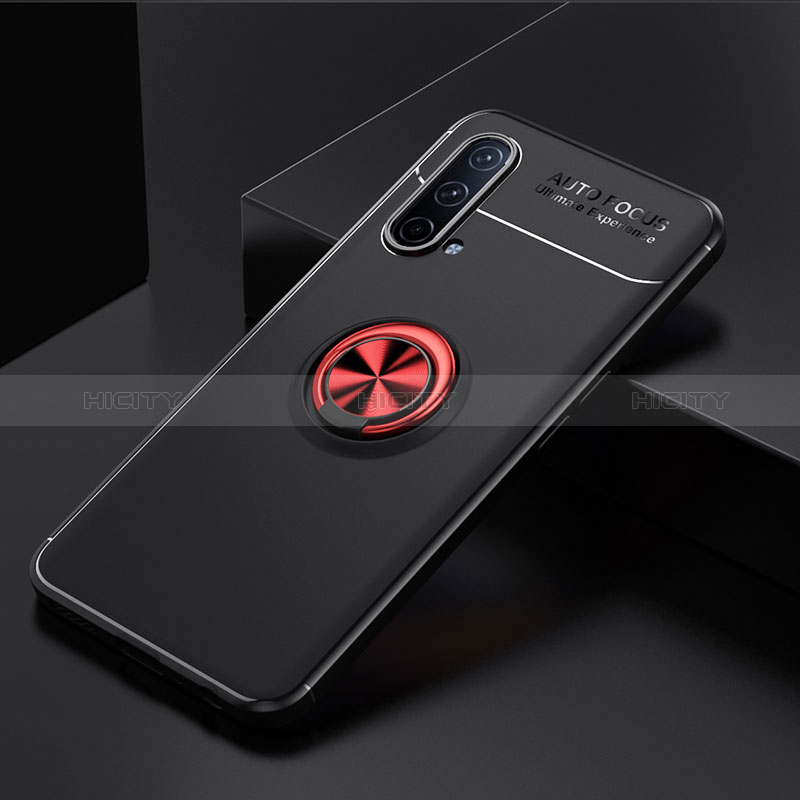 Coque Ultra Fine Silicone Souple Housse Etui avec Support Bague Anneau Aimante Magnetique SD2 pour OnePlus Nord CE 5G Plus